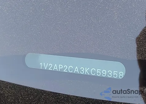 2019 Volkswagen Atlas 2.0T S из США, поврежденный, VIN 1V2AP2CA3KC593580